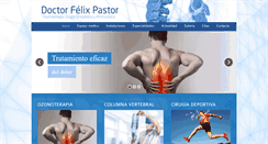 Desktop Screenshot of doctorfelixpastor.com